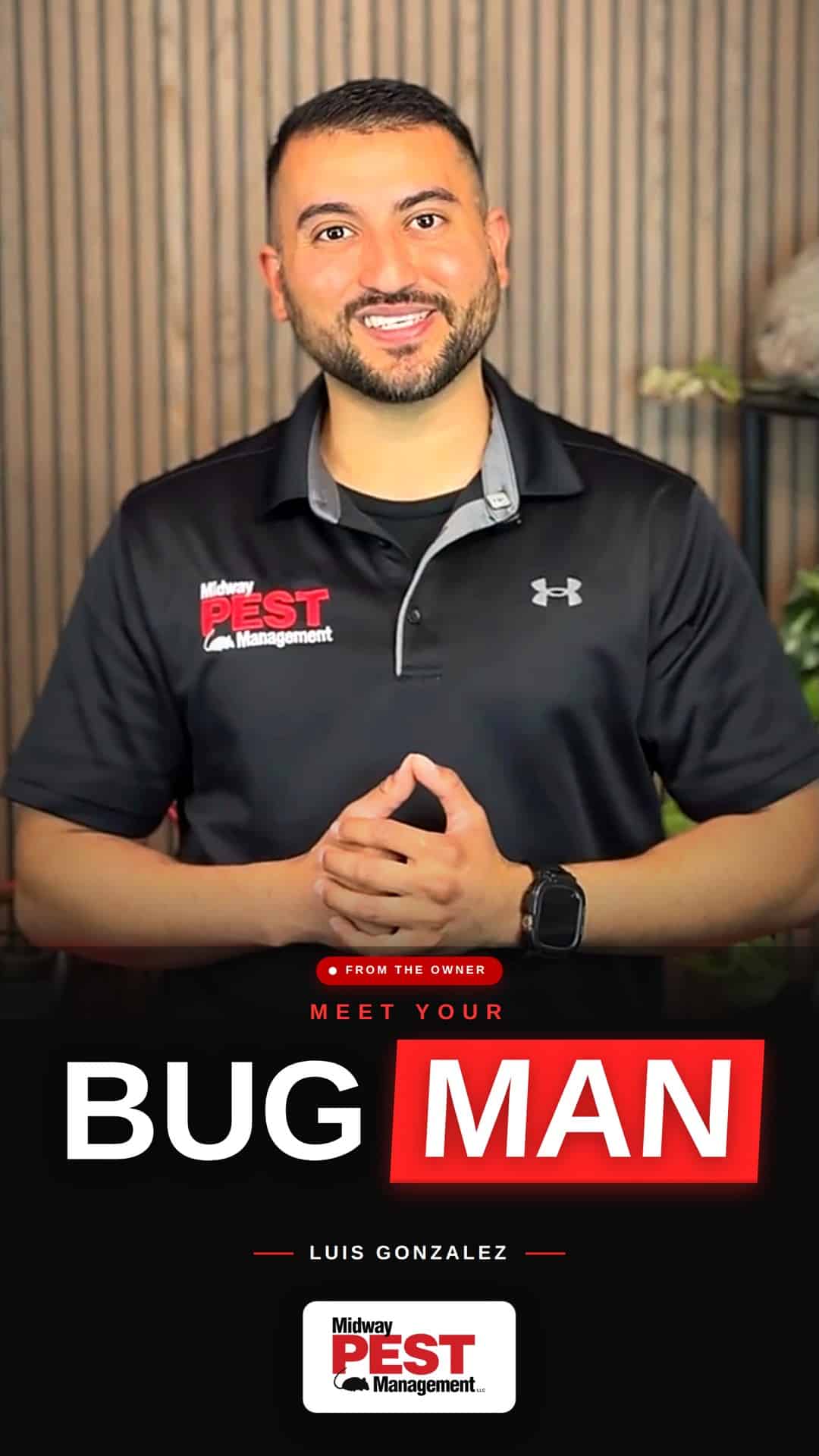 Luis Gonzalez, owner of Midway Pest Management — welcome video